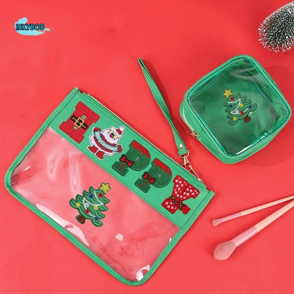 Креативные рождественские прозрачные дорожные сумки, водонепроницаемые прозрачные рождественские сумки для туалетных принадлежностей, мультяшный ПВХ-органайзер для макияжа, путешествия
Креативные рождественские прозрачные дорожные сумки, водонепроницаемые прозрачные рождественские сумки для туалетных принадлежностей, мультяшный ПВХ-органайзер для макияжа, путешествия