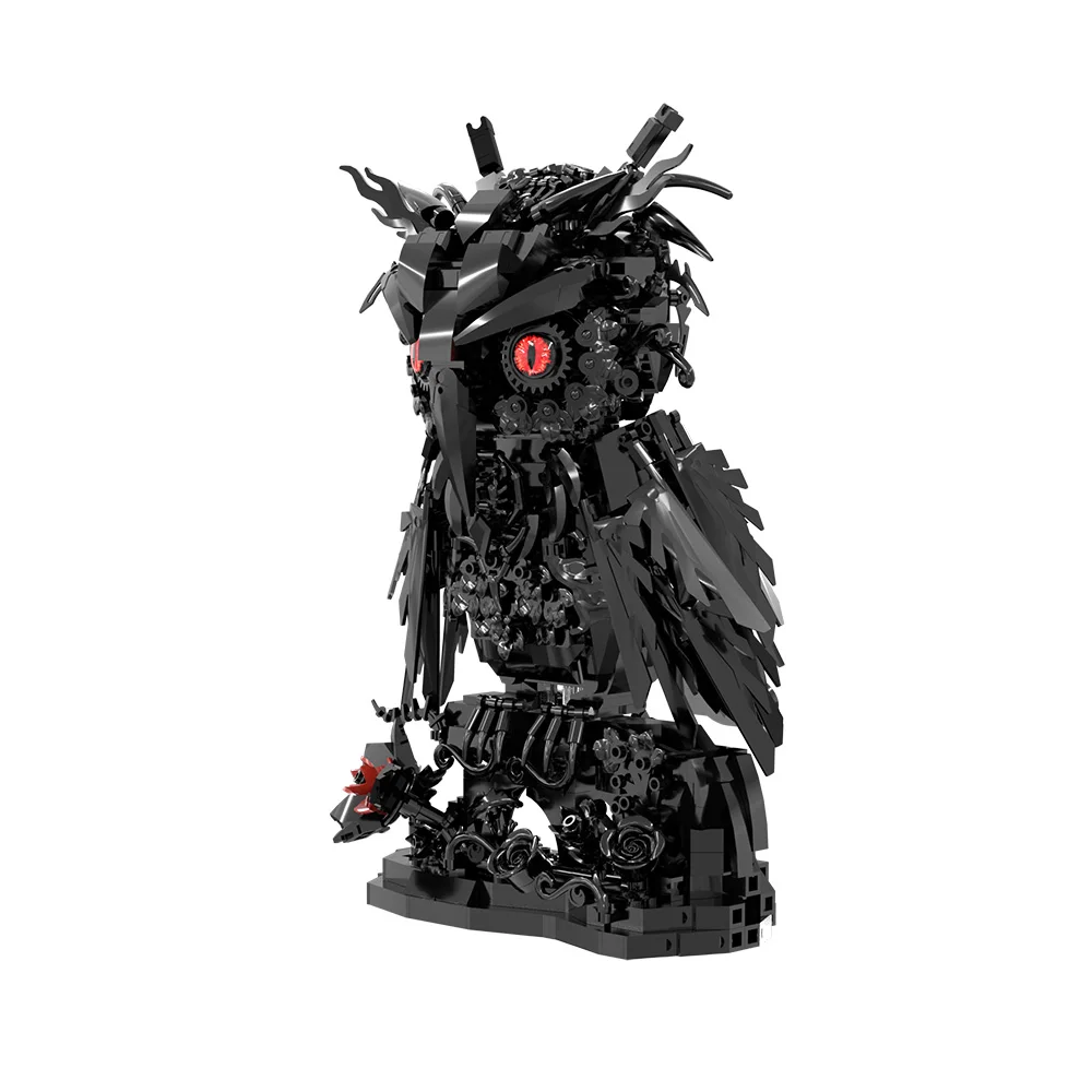 MOC Obsidian Rose Vigilant Owl Bricks Halloween Gothic Obsidian Owl Building Blocks Model Assembly Toys Kids DIY Birthday Gifts
MOC Obsidian Rose Vigilant Owl Bricks Halloween Gothic Obsidian Owl Building Blocks Model Assembly Toys Kids DIY Birthday Gifts