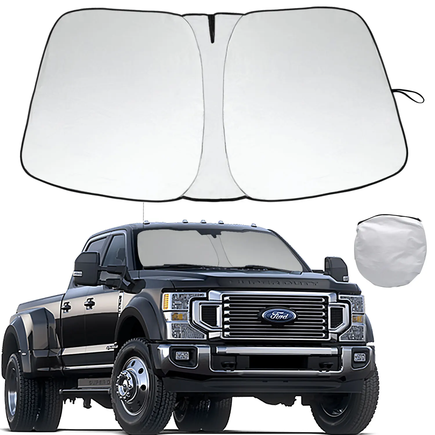 Windshield Sunshade For Ford Super Duty F250 F350 F450 F550 2017-2022 Sunshade Window Sun Visor Protector Foldable Blocks UV Ray
Windshield Sunshade For Ford Super Duty F250 F350 F450 F550 2017-2022 Sunshade Window Sun Visor Protector Foldable Blocks UV Ray