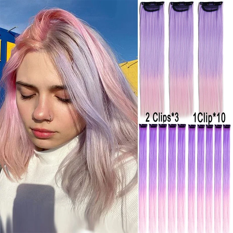 Rainbow Wig Pieces Multi-Colors Clip on in Colored Hair Extensions Party Highlights Hair Accessories Extensions for Girls Women
Rainbow Wig Pieces Multi-Colors Clip on in Colored Hair Extensions Party Highlights Hair Accessories Extensions for Girls Women