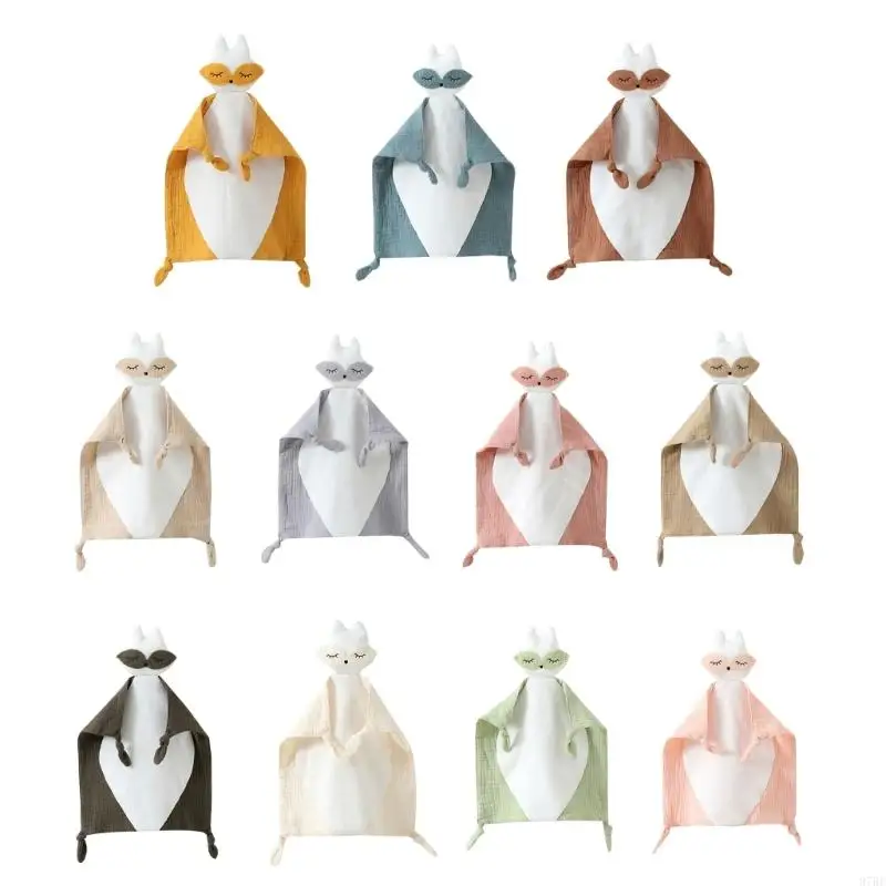 97BE LittleFox Comfort Blanket for Newborn Cotton Handkerchief Wipe Towel Hand Cloth
97BE LittleFox Comfort Blanket for Newborn Cotton Handkerchief Wipe Towel Hand Cloth