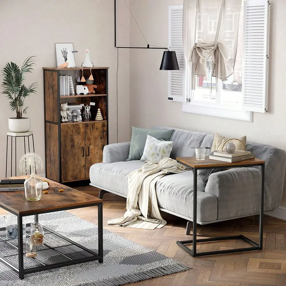 C Shape End Table, Small Coffee Table For Couch Or Sofa, Industrial Side Table In Living Room, Bedroom, 13.8 X 21.7 X 26 Inches
C Shape End Table, Small Coffee Table For Couch Or Sofa, Industrial Side Table In Living Room, Bedroom, 13.8 X 21.7 X 26 Inches
