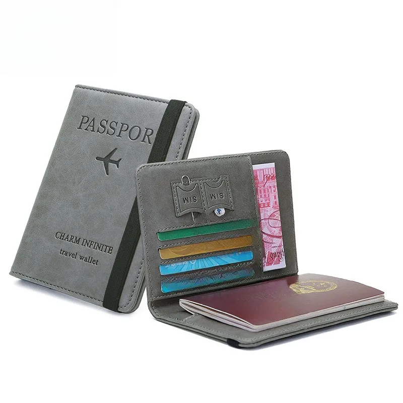 Passport bag PU leather case simple fashion multi-functional document bag travel passport holder
Passport bag PU leather case simple fashion multi-functional document bag travel passport holder