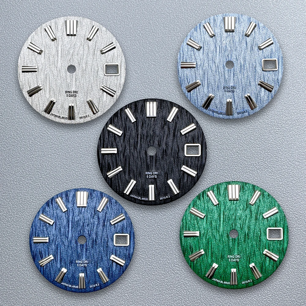 28.5mm GS Logo With Grand S Dial Suitable Fit NH35/NH36/4R/7S Japan Movement Bark Pattern High Quality Watch Accessories
28.5mm GS Logo With Grand S Dial Suitable Fit NH35/NH36/4R/7S Japan Movement Bark Pattern High Quality Watch Accessories 