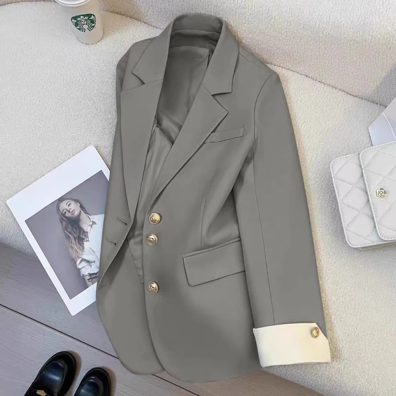 Spring New Fashion Women Design Sense Niche Loose Milk White Blazer Jacket Female Korean Commuting Splicing Suit Tops Coat
Spring New Fashion Women Design Sense Niche Loose Milk White Blazer Jacket Female Korean Commuting Splicing Suit Tops Coat