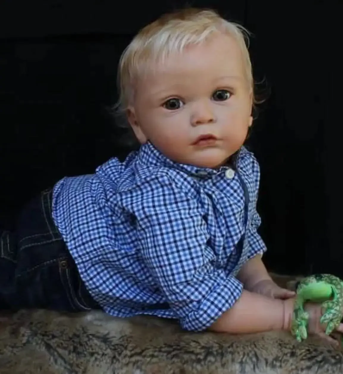 DLS Customzied Limited Supply 24inch Reborn Baby Boy Mattia With Hand-Rooted Blond Short Hair Already Finished Doll
DLS Customzied Limited Supply 24inch Reborn Baby Boy Mattia With Hand-Rooted Blond Short Hair Already Finished Doll