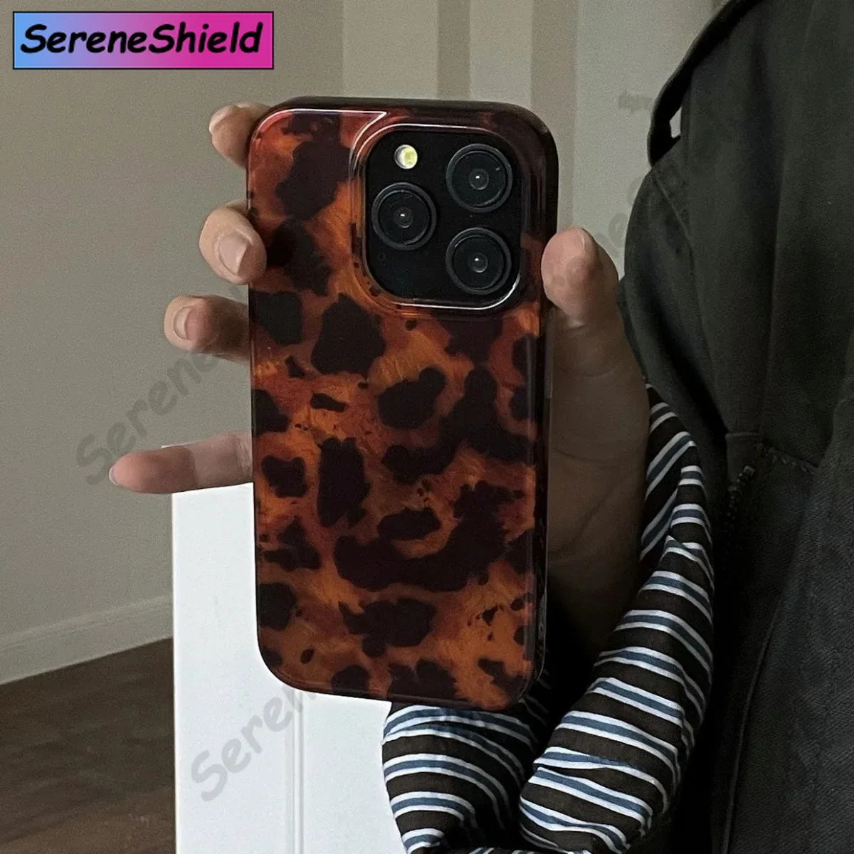 Retro Amber Texture Laser Phone Case For iPhone 16 Pro Max 15 14 13 12 11 XS X XR 7 8 Plus Stylish Leopard Print Back Soft Cover
Retro Amber Texture Laser Phone Case For iPhone 16 Pro Max 15 14 13 12 11 XS X XR 7 8 Plus Stylish Leopard Print Back Soft Cover