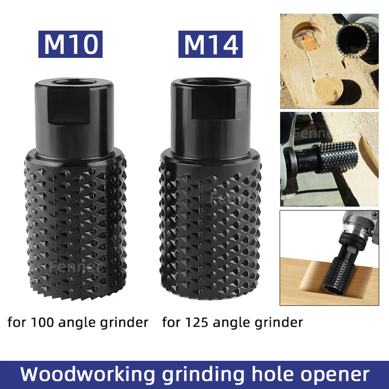 M10/M14 Angle Grinder Rotary Grinding Head Wood Hole Opener for Metal and Wood Carving/Polishing/Engraving/Deburring
M10/M14 Angle Grinder Rotary Grinding Head Wood Hole Opener for Metal and Wood Carving/Polishing/Engraving/Deburring