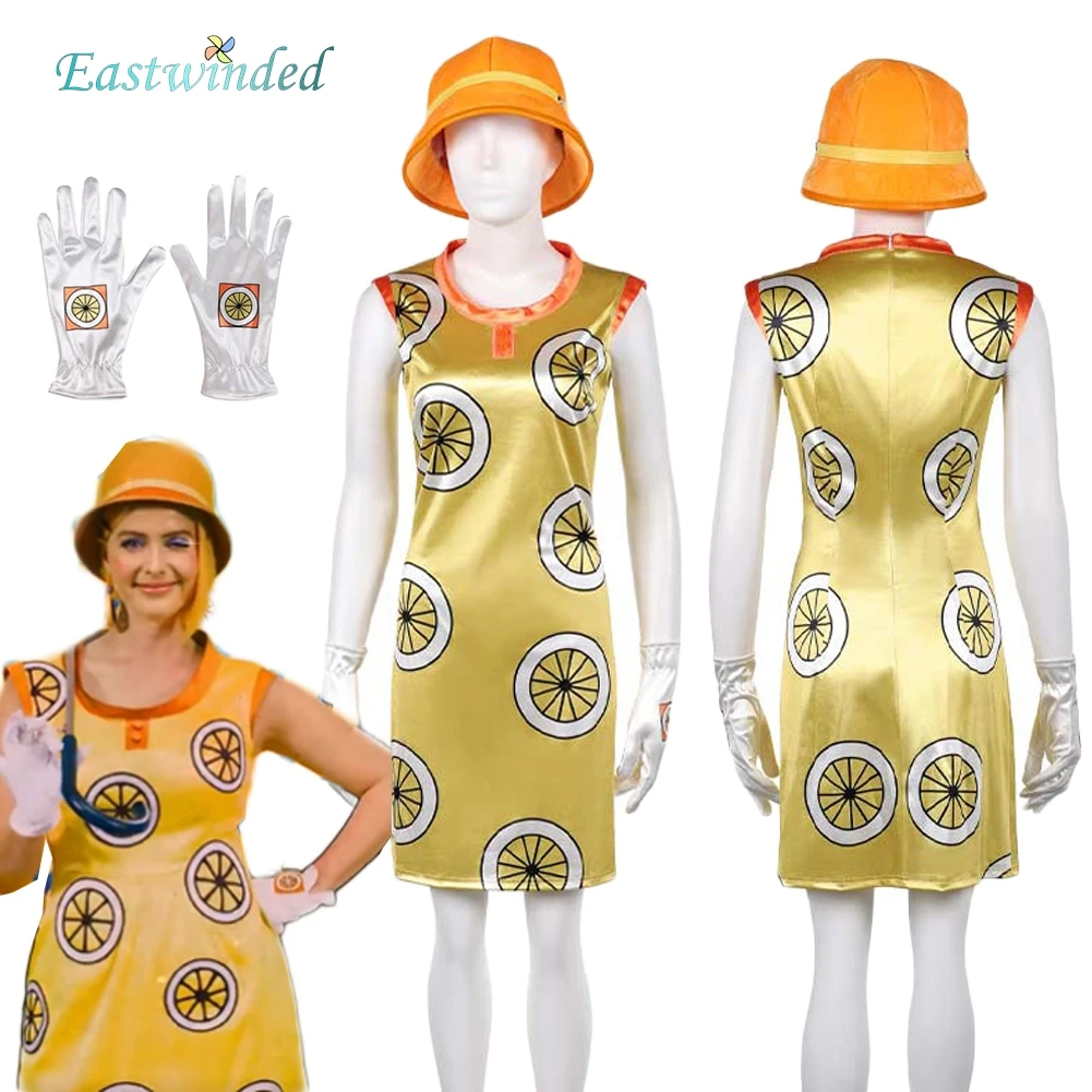 Live Action TV Pirate 2 Miss Valentine Cosplay Lemon Dress Costume Yellow Hat Clothes Outfits Disguise Women Halloween Carnival
Live Action TV Pirate 2 Miss Valentine Cosplay Lemon Dress Costume Yellow Hat Clothes Outfits Disguise Women Halloween Carnival