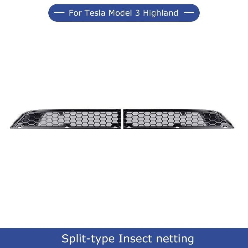 Сетчатые вставки для решетки для Tesla Model Y 2021-2024 Model 3, сменная крышка передней впускной решетки Highland
Сетчатые вставки для решетки для Tesla Model Y 2021-2024 Model 3, сменная крышка передней впускной решетки Highland