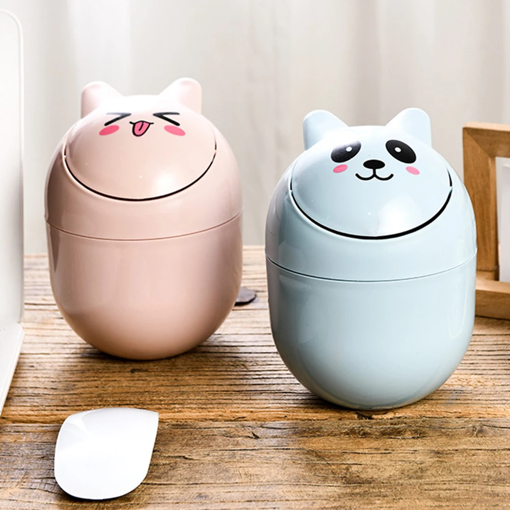 2Pcs Blue Pink Mini Trash Can With Lid Desktop Waste Bin For Bedroom Pop Up Garbage Storage Small Bin Cartoon Nordic Style
2Pcs Blue Pink Mini Trash Can With Lid Desktop Waste Bin For Bedroom Pop Up Garbage Storage Small Bin Cartoon Nordic Style