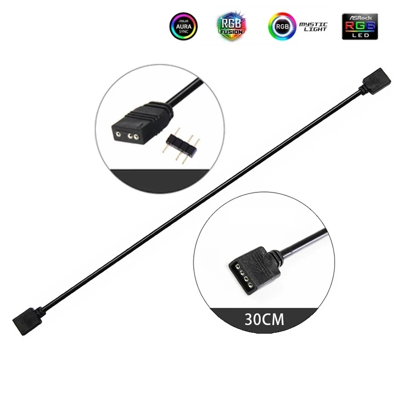 Кабель-удлинитель для интерфейса подсветки материнской платы 5V ARGB 3PIN, адресный D-RGB SYNC HUB
Кабель-удлинитель для интерфейса подсветки материнской платы 5V ARGB 3PIN, адресный D-RGB SYNC HUB