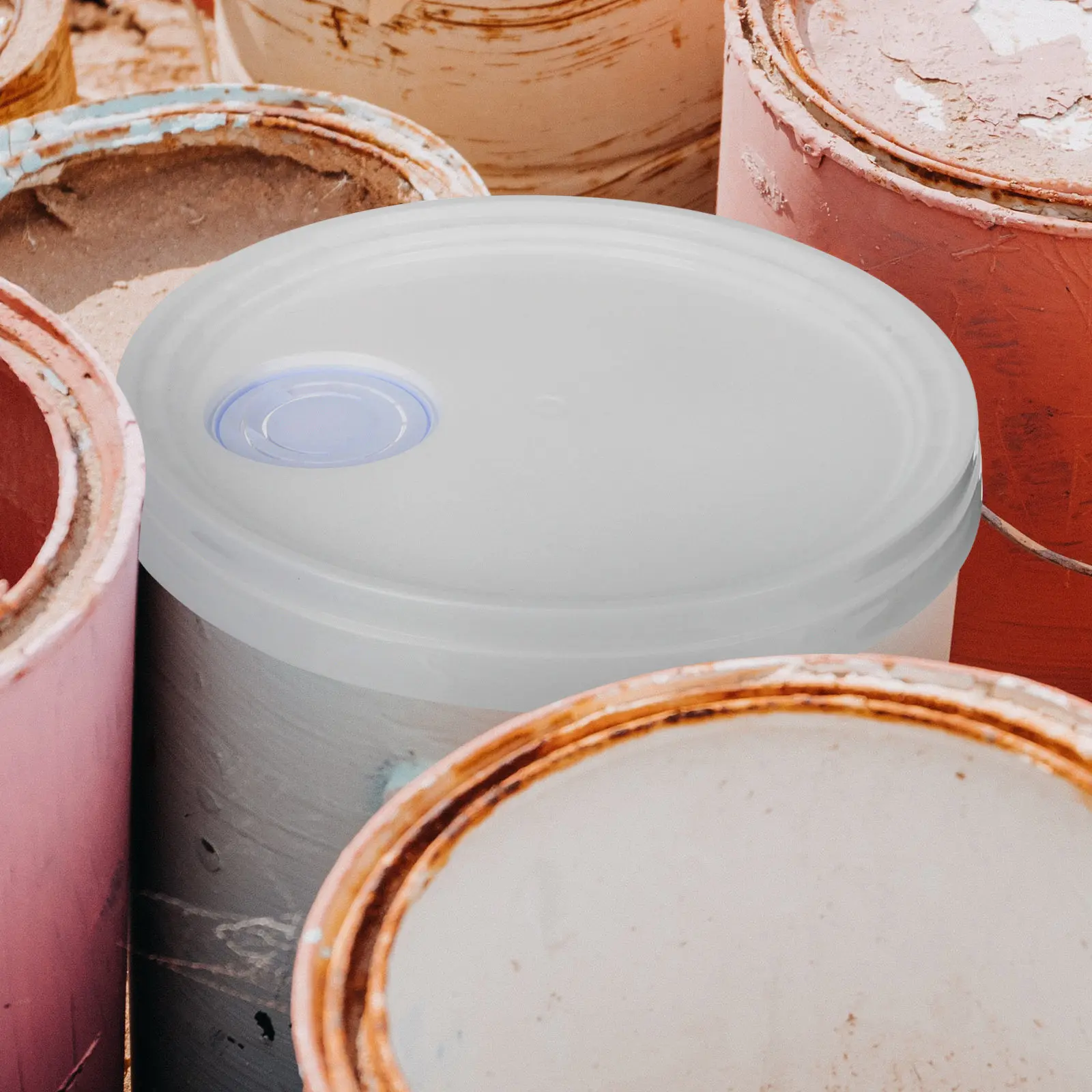 2Pcs Oil Ink Paint Bucket Lids Airtight Wear Resistant Pouring Spout Replacement Cover for 20L Storage Barrel Sealing Lid
2Pcs Oil Ink Paint Bucket Lids Airtight Wear Resistant Pouring Spout Replacement Cover for 20L Storage Barrel Sealing Lid