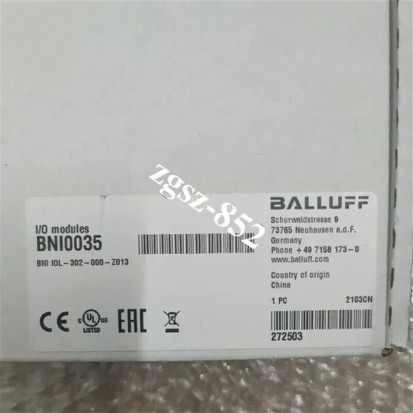 2026 Bni0035 Bni Iol-302-000-z013 Signal Module Brand Fast Brand New Original Spot Plc
2026 Bni0035 Bni Iol-302-000-z013 Signal Module Brand Fast Brand New Original Spot Plc