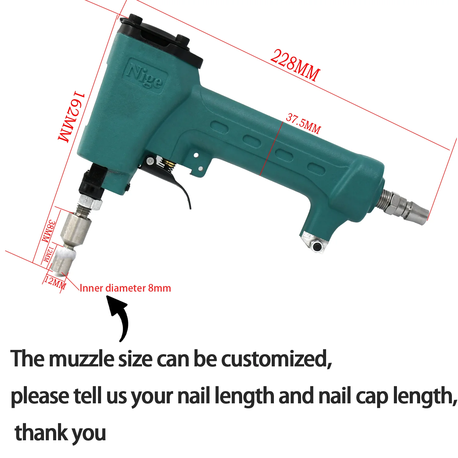 neumatic Upholstery Decorative Nail Gun Tacks Finish Nailer Tool for Leather Sofa Furniture Woodworking
neumatic Upholstery Decorative Nail Gun Tacks Finish Nailer Tool for Leather Sofa Furniture Woodworking