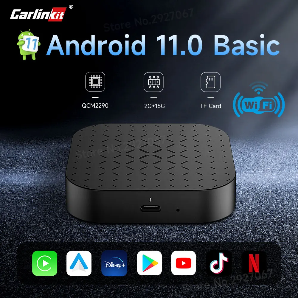 CarlinKit CarPlay Ai Box Android 11 Wireless CarPlay Android Auto TV Box QCM2290 Multimedia Video Streaming Box WiFi Connection
CarlinKit CarPlay Ai Box Android 11 Wireless CarPlay Android Auto TV Box QCM2290 Multimedia Video Streaming Box WiFi Connection