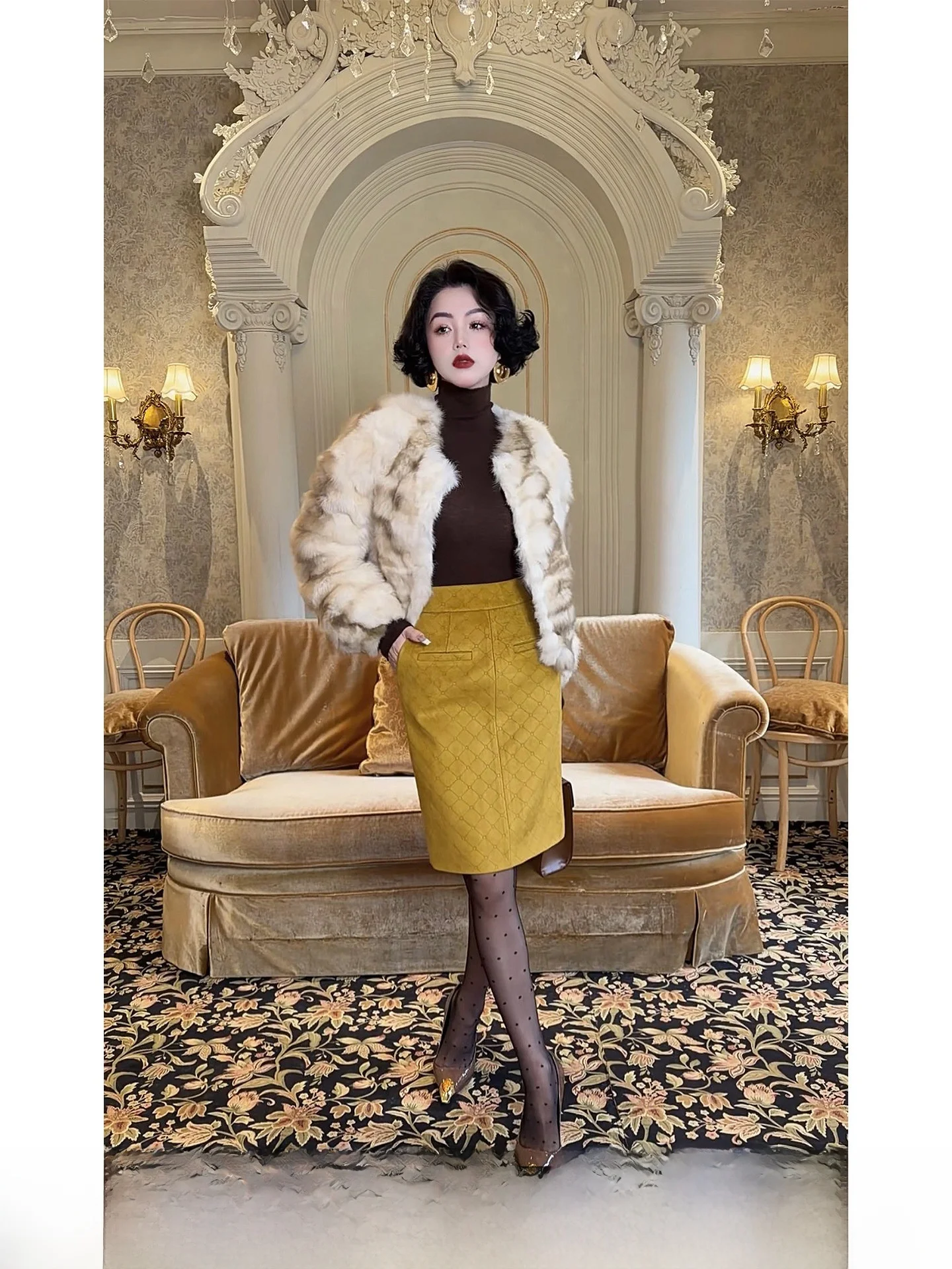 Ele Plaid Suede Skirt High Waist Straight Cut for Women Mid-Length Spring New Arrival Faionable Casual Skirt
Ele Plaid Suede Skirt High Waist Straight Cut for Women Mid-Length Spring New Arrival Faionable Casual Skirt