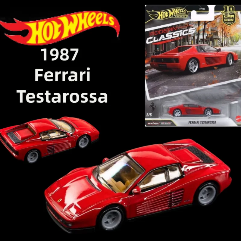 Hot Wheels 1987 Ferrari Testarossa Car Culture Modern Classics Series Alloy Car 1:64 Model Collection Enthusiast Toy Boy's Gift
Hot Wheels 1987 Ferrari Testarossa Car Culture Modern Classics Series Alloy Car 1:64 Model Collection Enthusiast Toy Boy's Gift