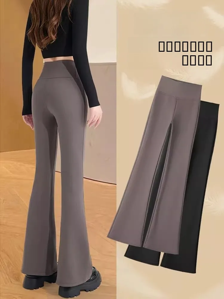 Женские облегающие брюки для йоги с высокой талией, расклешенные, эластичные, базовый слой, весенняя новинка, повседневные брюки с высокой посадкой
Женские облегающие брюки для йоги с высокой талией, расклешенные, эластичные, базовый слой, весенняя новинка, повседневные брюки с высокой посадкой
