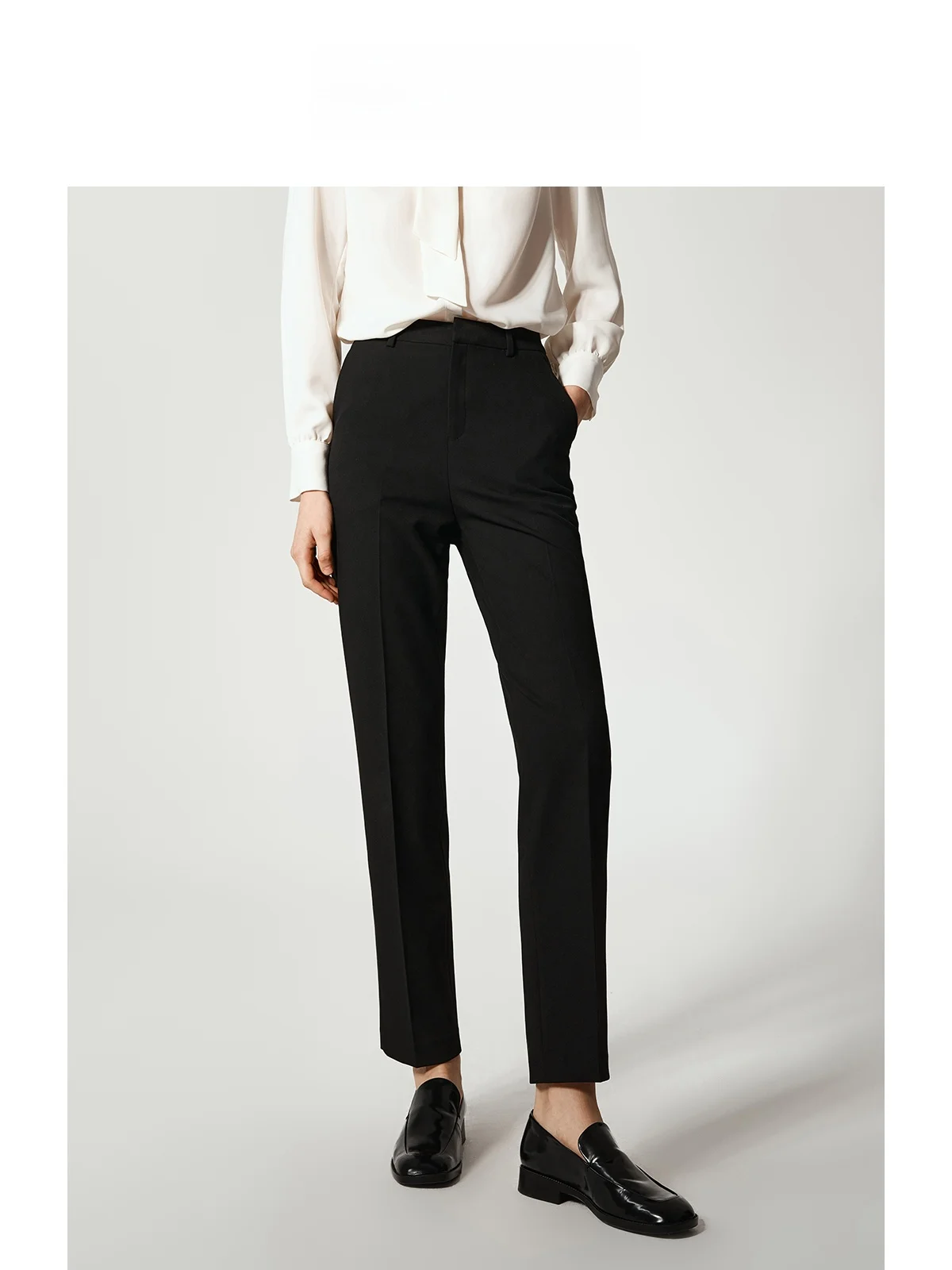 Thickened Warm High Waist Straight Leg Pants Women's Business Casual Workwear Black Leather Pants Long Pants Polyester Fiber
Thickened Warm High Waist Straight Leg Pants Women's Business Casual Workwear Black Leather Pants Long Pants Polyester Fiber