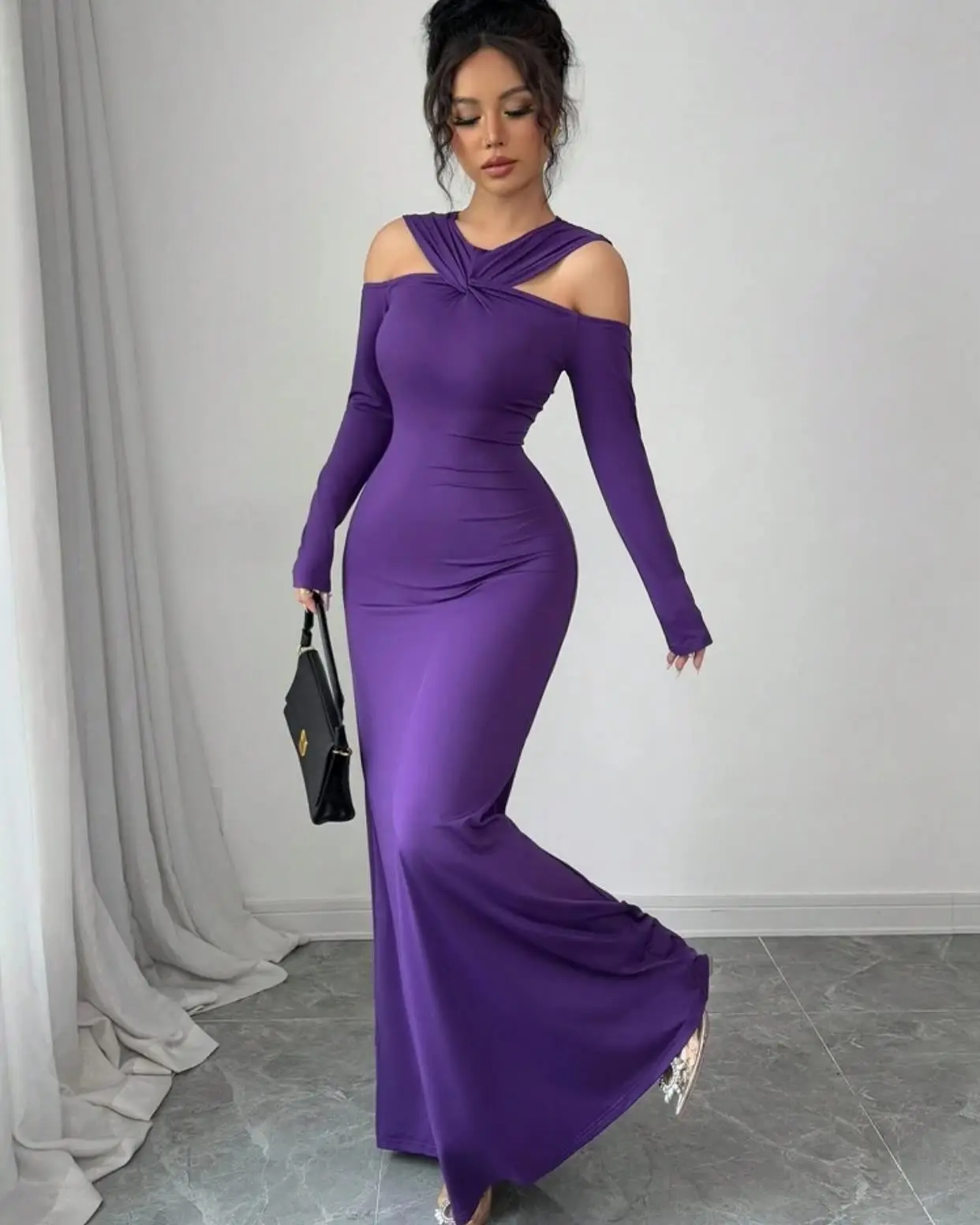 Customized High Quality Jersey Evening Dresses Temperament Long Sleeves Celebrity Gowns Custom Size Bespoke Occasion G
Customized High Quality Jersey Evening Dresses Temperament Long Sleeves Celebrity Gowns Custom Size Bespoke Occasion G