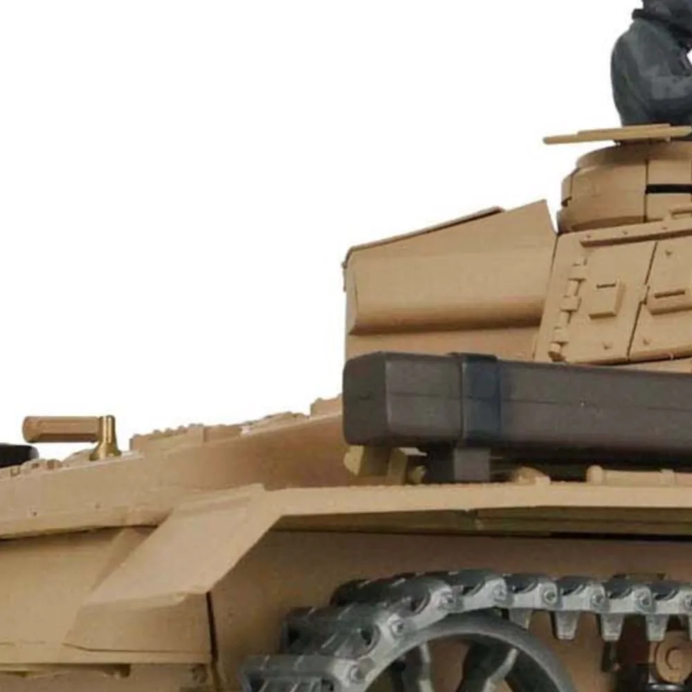 US Sale Henglong 1/16 7.0 Customized Panzer III H RTR RC Tank 3849 Metal Tracks Wheels
US Sale Henglong 1/16 7.0 Customized Panzer III H RTR RC Tank 3849 Metal Tracks Wheels