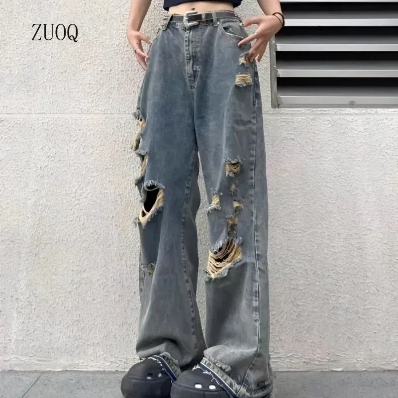New 2026 Woman Jeans New High Waist Ripped Straight Baggy Jean Women Casual Vintage Streetwear Denim Pants Women
New 2026 Woman Jeans New High Waist Ripped Straight Baggy Jean Women Casual Vintage Streetwear Denim Pants Women