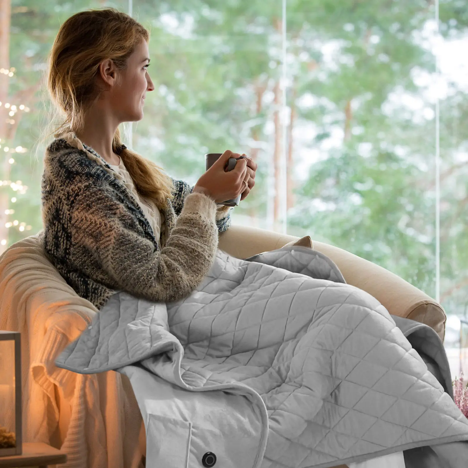 Electric Heating Blanket Warm Thermal Shawl Wireless Office Home Use Portable USB Heated Blanket for Winter Heating
Electric Heating Blanket Warm Thermal Shawl Wireless Office Home Use Portable USB Heated Blanket for Winter Heating