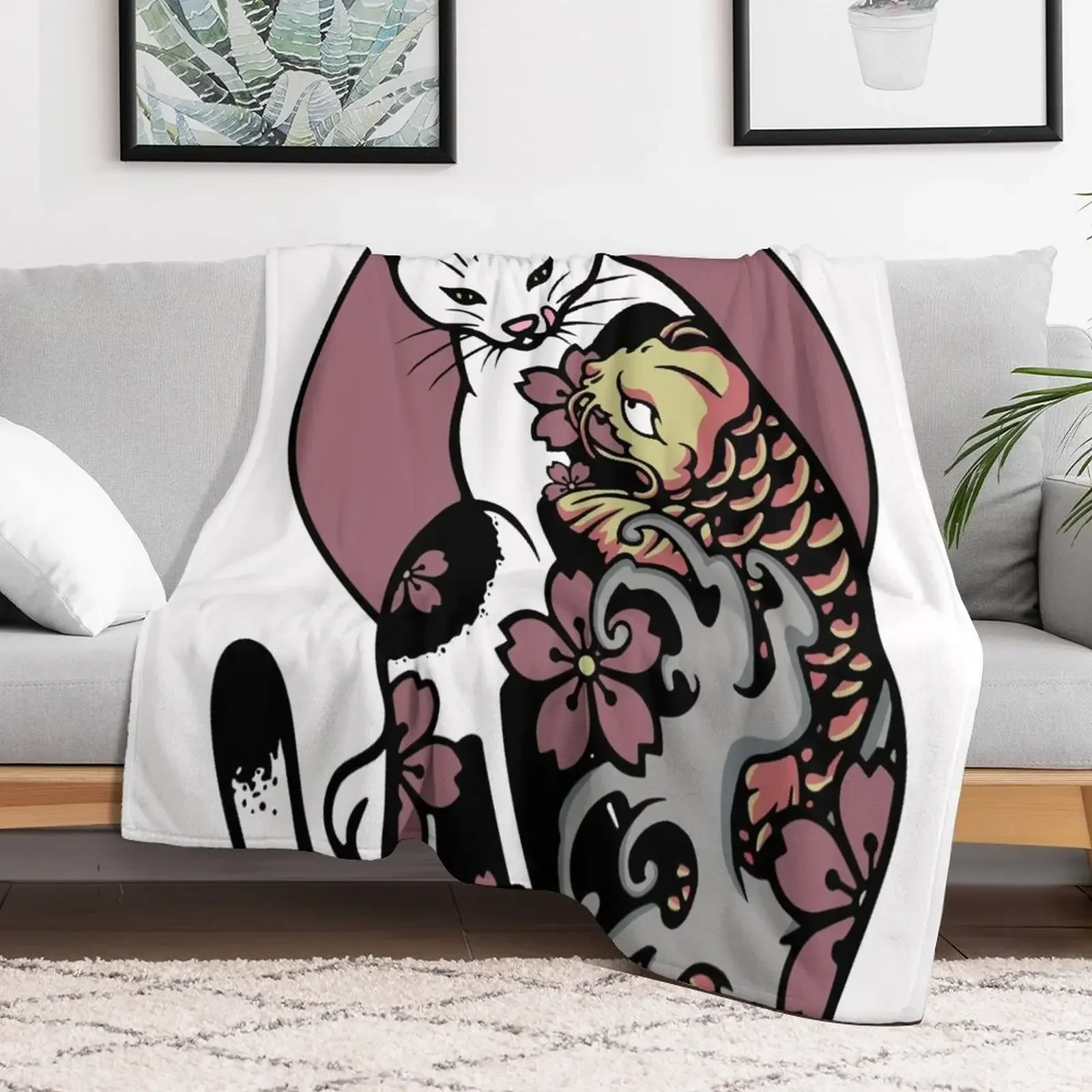 Monmon cat - Cat with japanese tattoo -Ko Fish Throw Blanket Flannel Summer Beddings Blankets
Monmon cat - Cat with japanese tattoo -Ko Fish Throw Blanket Flannel Summer Beddings Blankets