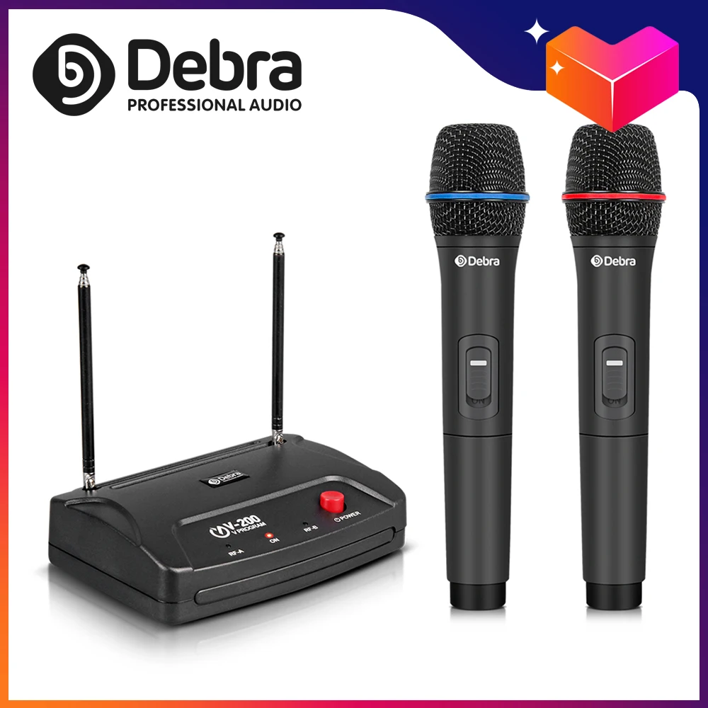 V-200 Wireless Handheld Microphone, Clear Pickup, Small Power Consumption, Suitable For Family Karaoke, Hosting Meetings, Perfor
V-200 Wireless Handheld Microphone, Clear Pickup, Small Power Consumption, Suitable For Family Karaoke, Hosting Meetings, Perfor