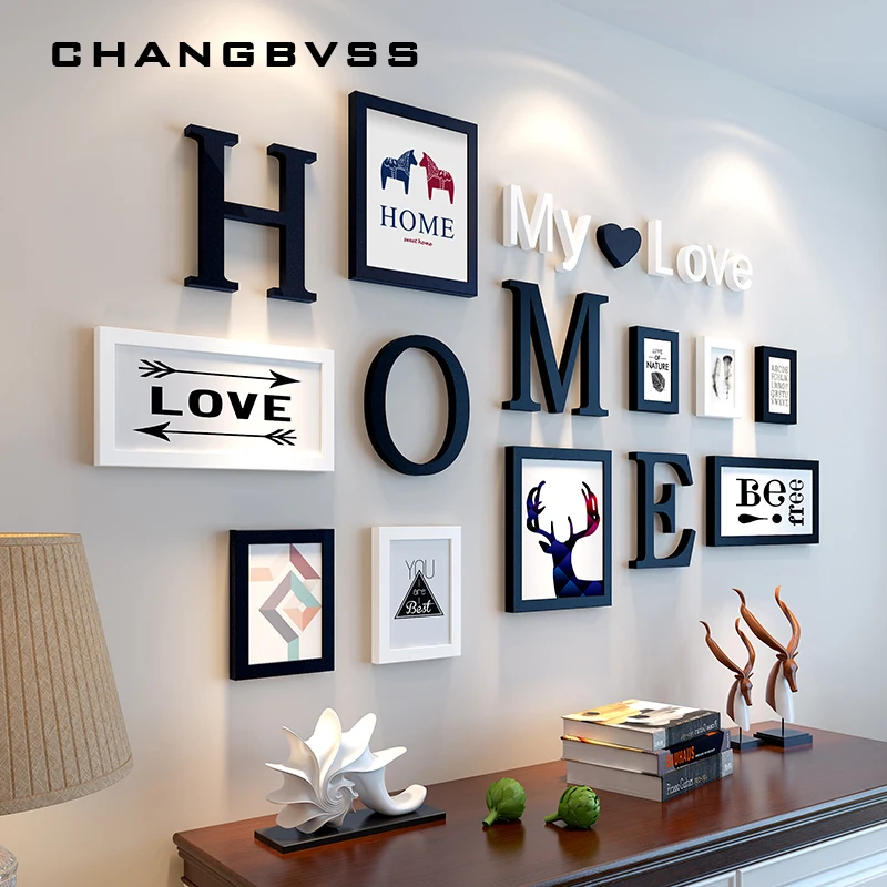 European Stype Home Design Wedding Love Photo Frame Wall Decoration Wooden Picture Frame Set Wall Photo Frame Set, White Black
European Stype Home Design Wedding Love Photo Frame Wall Decoration Wooden Picture Frame Set Wall Photo Frame Set, White Black