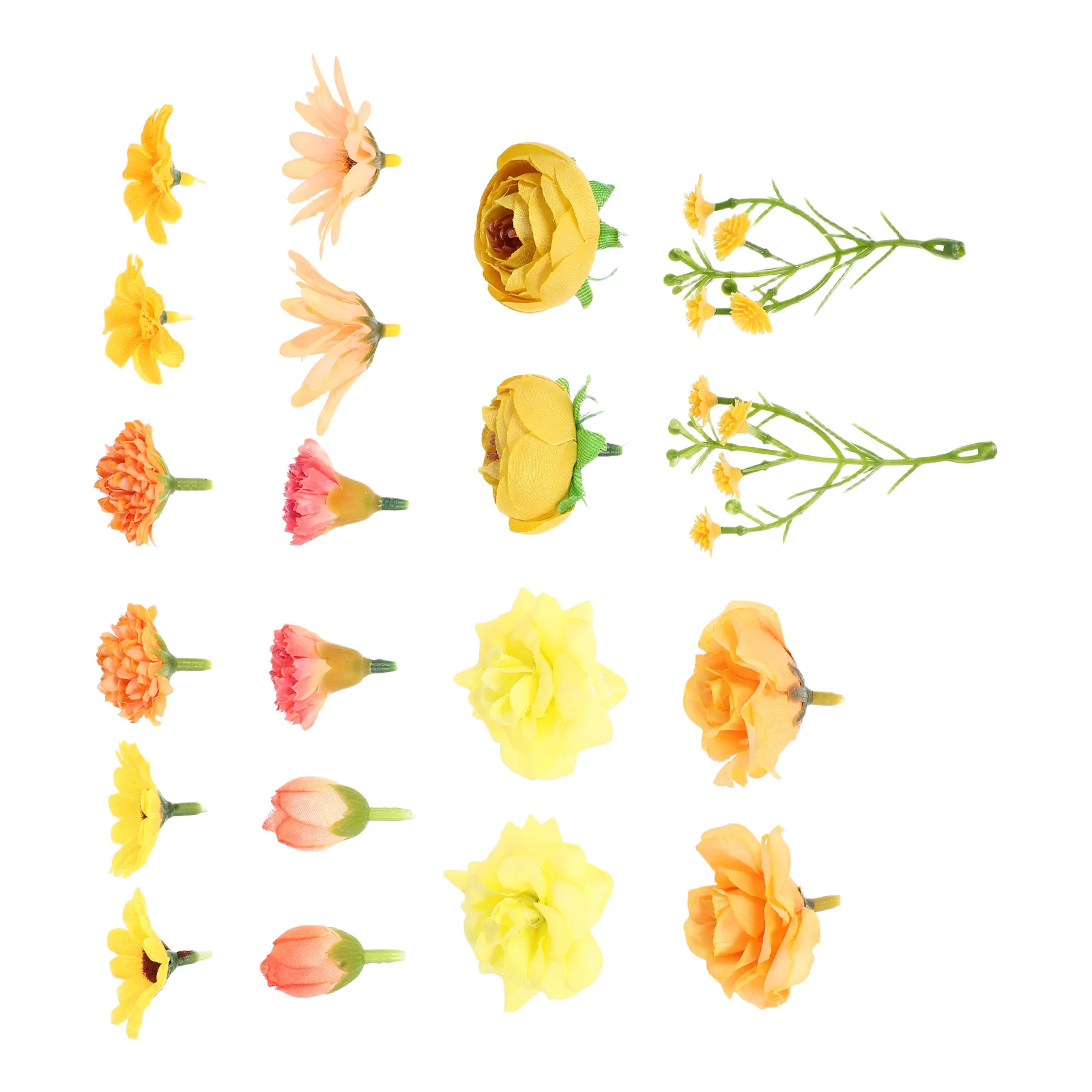 1 Bag DIY Artificial Flower Material Kit Realistic Faux Flowers for Craft Home Decor Hair Accessories Hats Clothing Bags Small
1 Bag DIY Artificial Flower Material Kit Realistic Faux Flowers for Craft Home Decor Hair Accessories Hats Clothing Bags Small