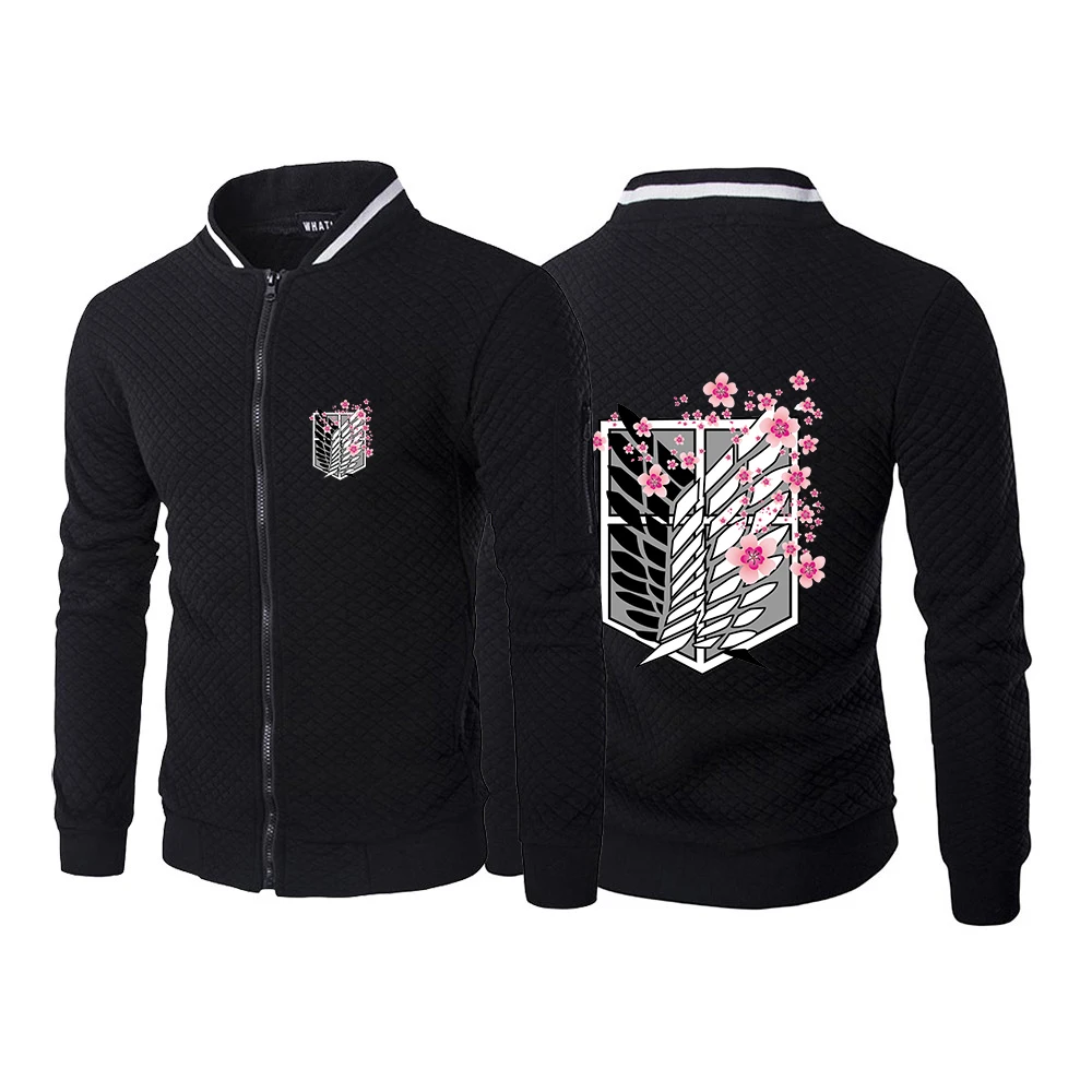 Attack on Titan Printe New Men's Sweatshirts Zipper Sweatshirts Stand Collar for Male Casual Zipper Sweatshirt Clothing Tops
Attack on Titan Printe New Men's Sweatshirts Zipper Sweatshirts Stand Collar for Male Casual Zipper Sweatshirt Clothing Tops