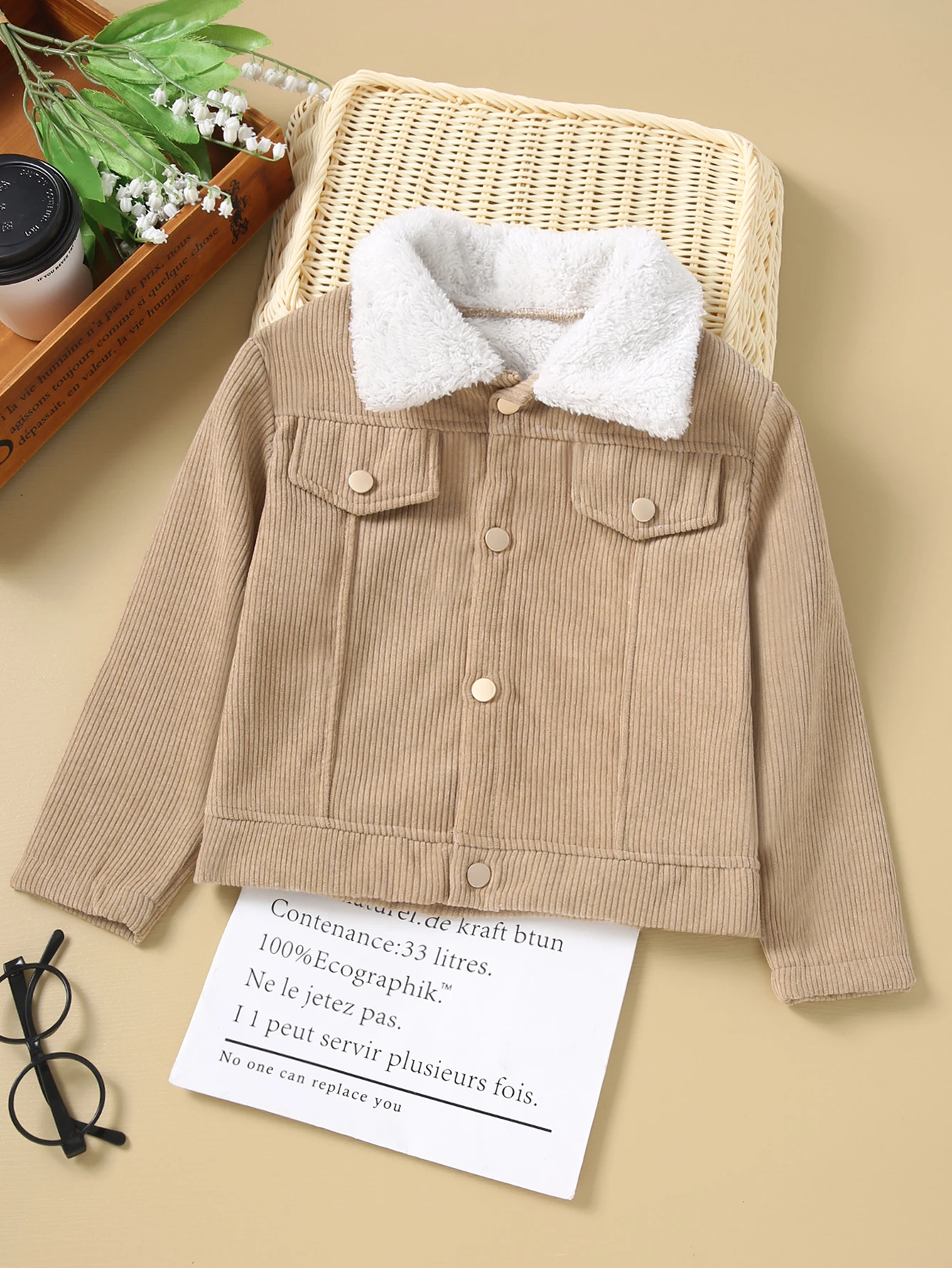 Autumn And Winter Boys' Fur Collar With Thick Velvet Long Sleeves Solid Color Pockets Fashionable Jacket
Autumn And Winter Boys' Fur Collar With Thick Velvet Long Sleeves Solid Color Pockets Fashionable Jacket