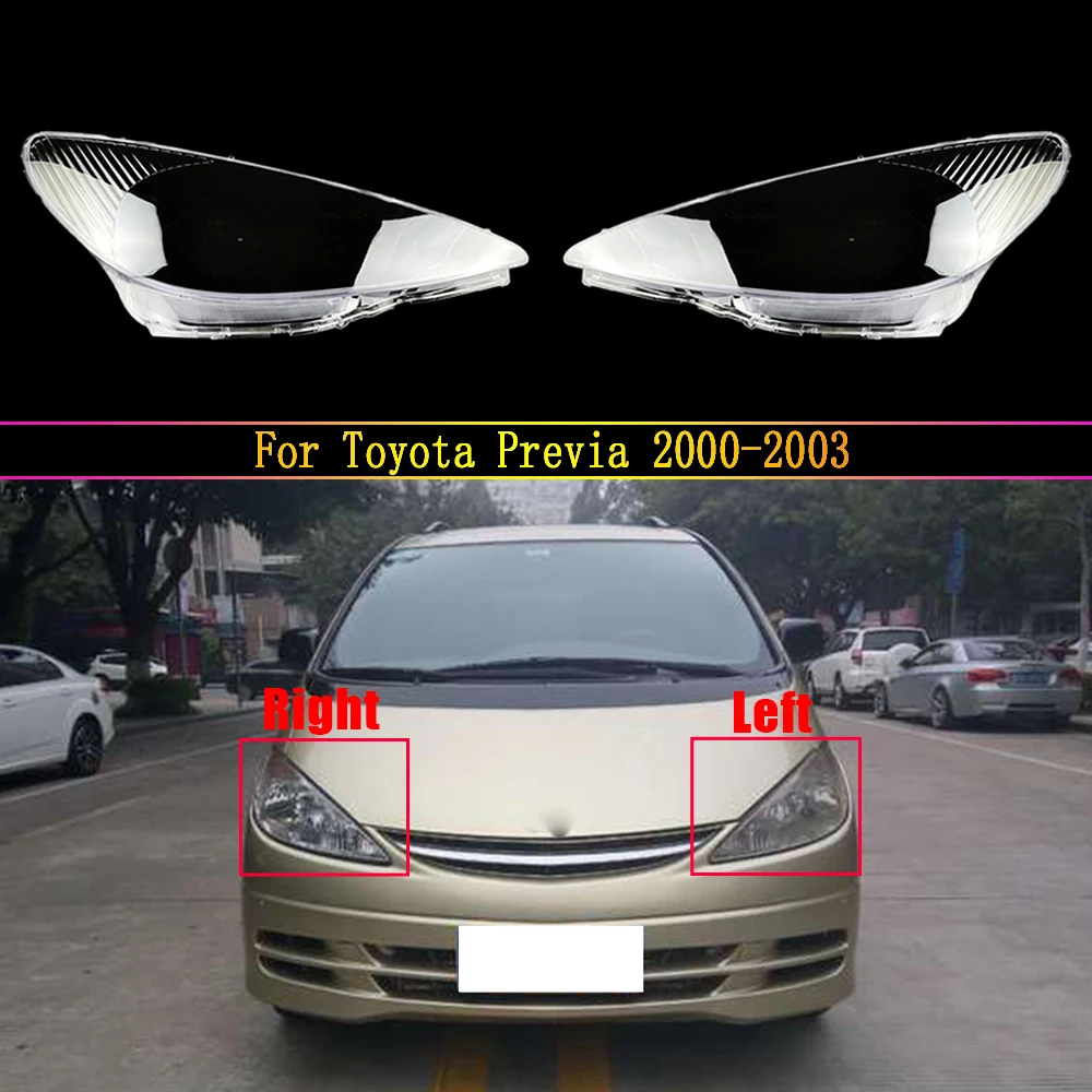 Front Car Headlight Cover For Toyota Previa Headlamp Lampshade Head Lamp light Covers glass Lens Shell 2000 2001 2002 2003
Front Car Headlight Cover For Toyota Previa Headlamp Lampshade Head Lamp light Covers glass Lens Shell 2000 2001 2002 2003
