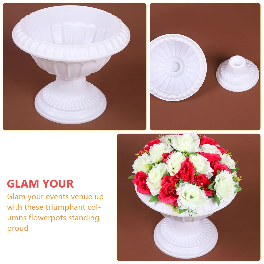 2Pcs Wedding Flowerpot Outdoor PP Material Pillar Planter Road Lead Columns Decor Vase Terracotta Plant Pots Urn
2Pcs Wedding Flowerpot Outdoor PP Material Pillar Planter Road Lead Columns Decor Vase Terracotta Plant Pots Urn