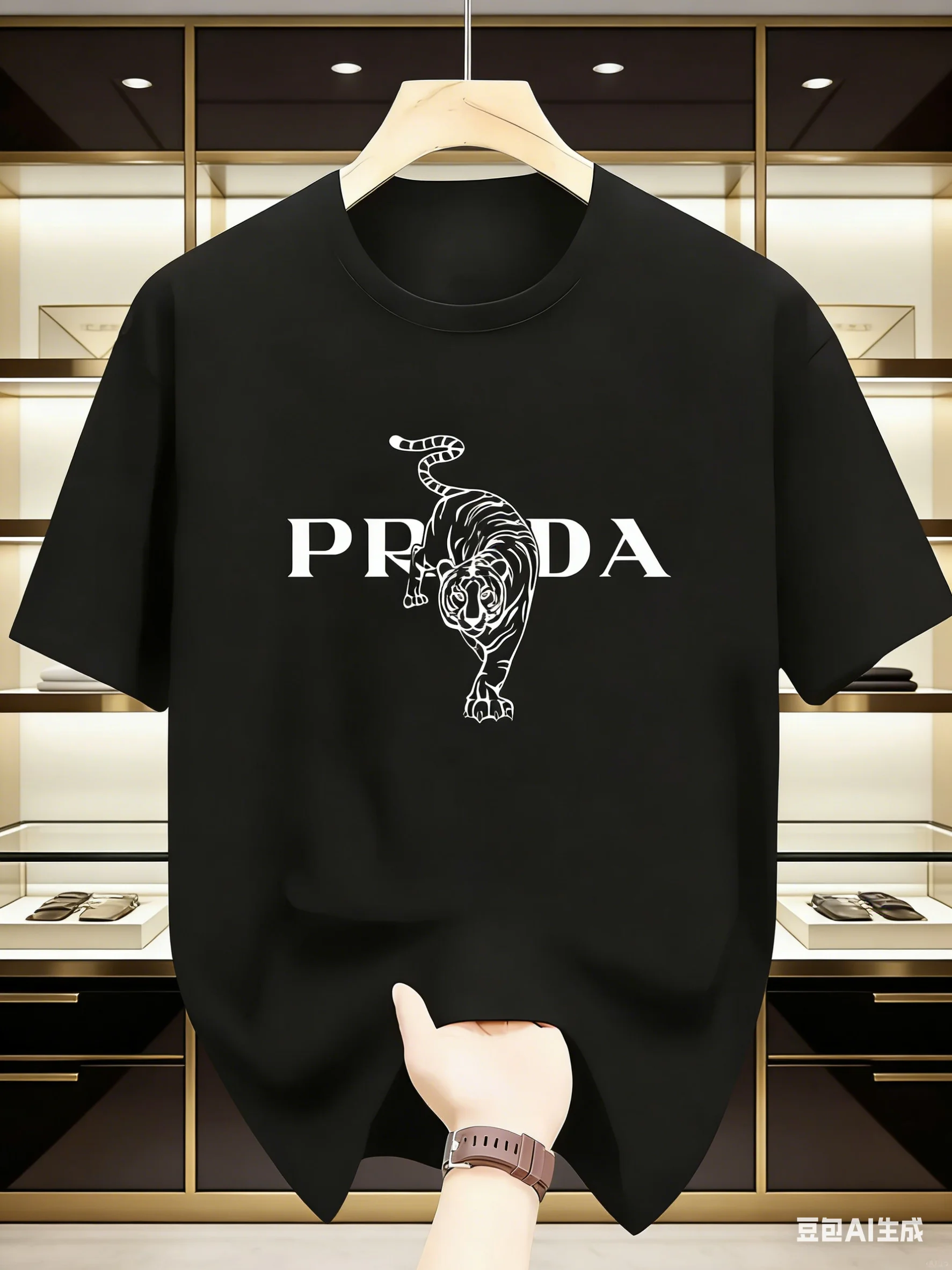Men's Luxury Style Graphic Print T-shirt - Black and White Contrast - Short Sleeve Breathable Cotton Summer Fashion Top
Men's Luxury Style Graphic Print T-shirt - Black and White Contrast - Short Sleeve Breathable Cotton Summer Fashion Top