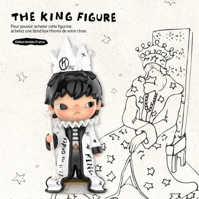POPMART Hirono Series THE KING Figure France Exclusive Blind Box Toys Mystery Box Guess Bag Doll Cute Anime Figure Collection
POPMART Hirono Series THE KING Figure France Exclusive Blind Box Toys Mystery Box Guess Bag Doll Cute Anime Figure Collection