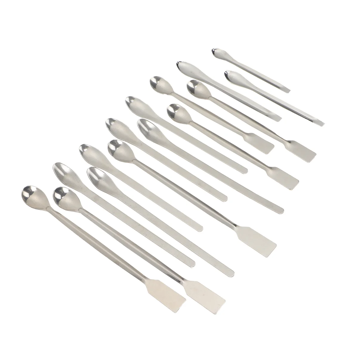 15pcs Stainless Steel Reagent Micro Laboratory Sampling Premiun Experiment Sampling Medicine Reagent (Silver)
15pcs Stainless Steel Reagent Micro Laboratory Sampling Premiun Experiment Sampling Medicine Reagent (Silver)