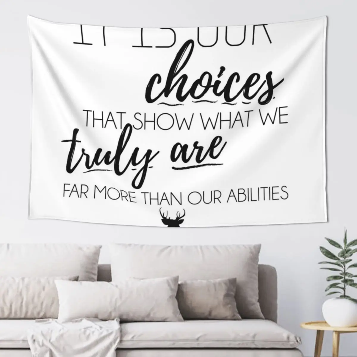 it is our choices that show what we truly are Tapestry Decor Home Outdoor Decoration Wall Hangings Decoration Tapestry
it is our choices that show what we truly are Tapestry Decor Home Outdoor Decoration Wall Hangings Decoration Tapestry