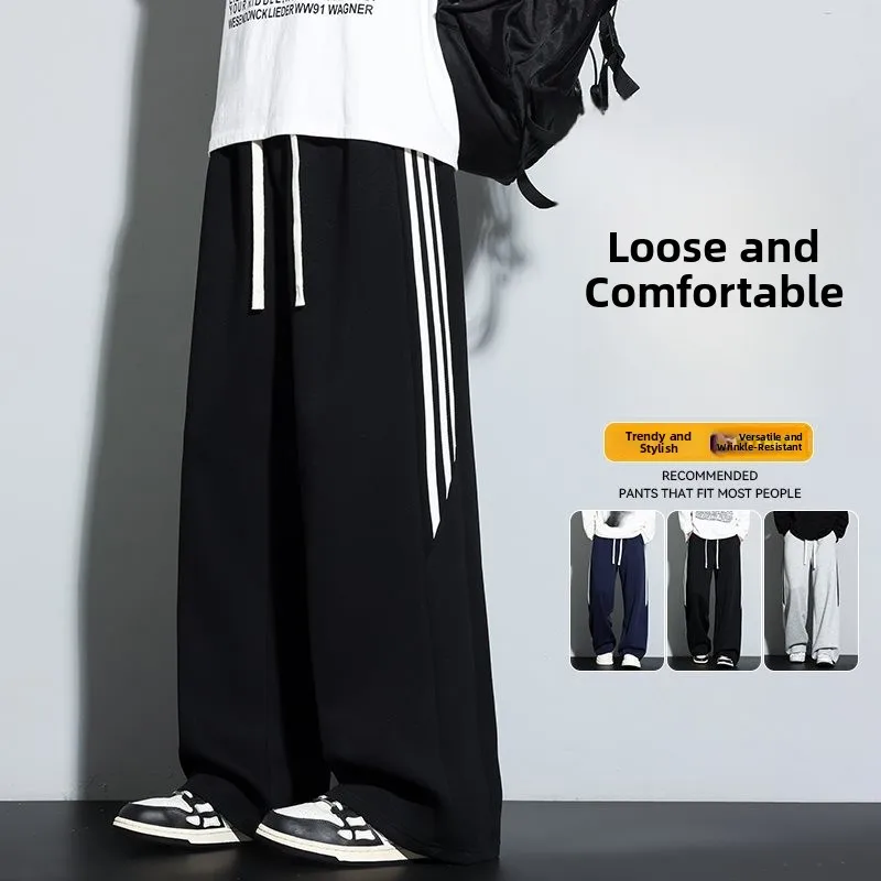 2025 Spring Autumn Men's Knitted Sport Pants Straight Leg American Sle Casual High Waist Youthful Energy Colored
2025 Spring Autumn Men's Knitted Sport Pants Straight Leg American Sle Casual High Waist Youthful Energy Colored