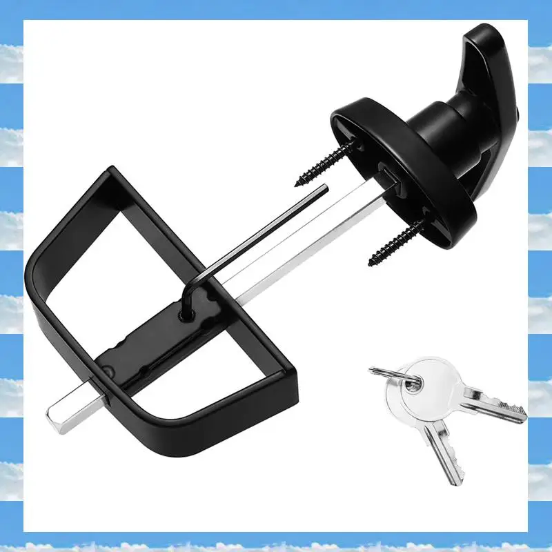 A11I T-Handle Shed Door Locking System, Secure And Robust, With 2 Keys For Barns, Chicken Coops - 5.5 Inch Stem
A11I T-Handle Shed Door Locking System, Secure And Robust, With 2 Keys For Barns, Chicken Coops - 5.5 Inch Stem