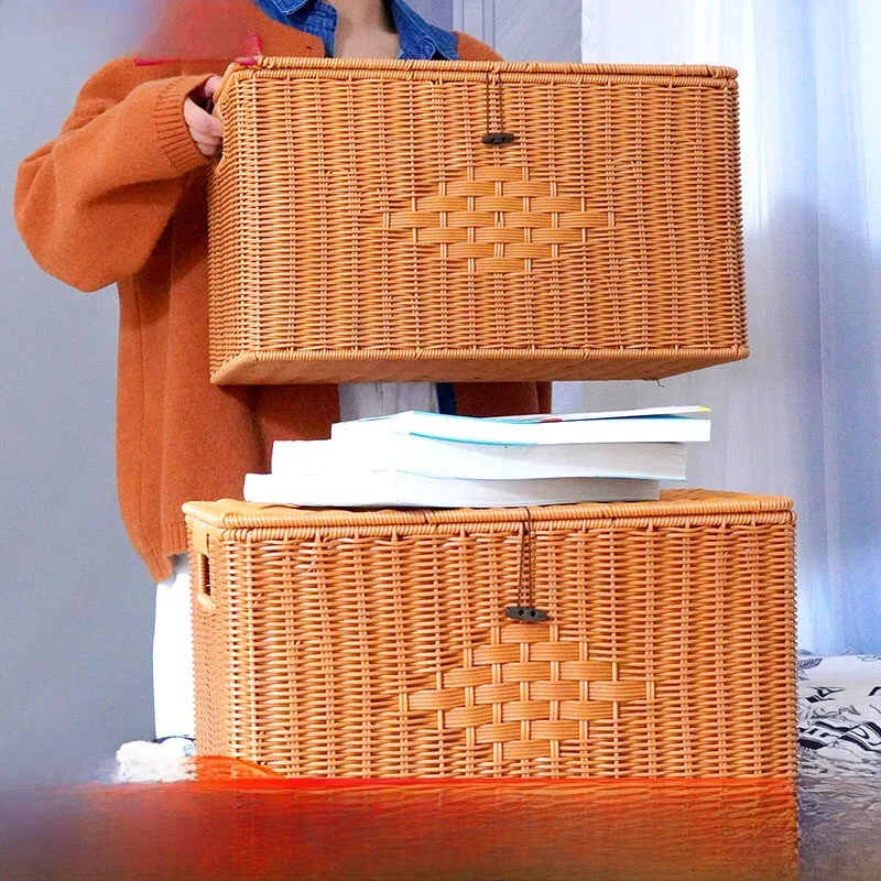 Extra Large Storage Box Covered Wier Sle Organizer Basket for Home Use Toy And Miscellaneous Item Storage by Bo Belan
Extra Large Storage Box Covered Wier Sle Organizer Basket for Home Use Toy And Miscellaneous Item Storage by Bo Belan