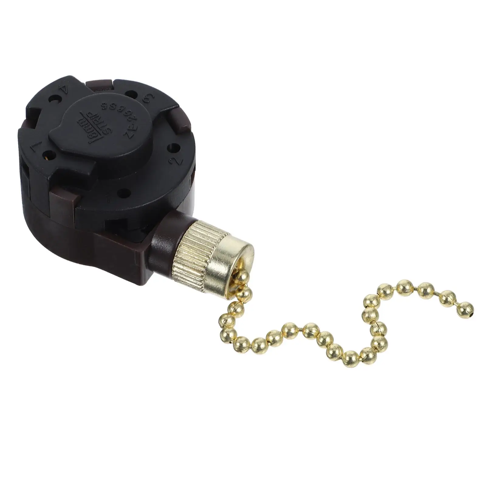 Ceiling Fan Pull Switch Chain Light Fixture Replacement 3A250VAC 6A125VAC Nickel-plated Copper Wall Lamp Bedside Lamp Easy
Ceiling Fan Pull Switch Chain Light Fixture Replacement 3A250VAC 6A125VAC Nickel-plated Copper Wall Lamp Bedside Lamp Easy