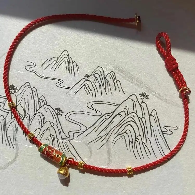 Red String Luy Carp Ascending Bracelet Ancient Blue Enamel Prosperi And Abundance Rejuvenation Gemstone Faion Jewelry
Red String Luy Carp Ascending Bracelet Ancient Blue Enamel Prosperi And Abundance Rejuvenation Gemstone Faion Jewelry