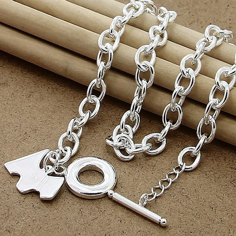 925 Sterling Silver Dog Pendant Necklace Woman Man 18 Inches Chain Wedding Engagement Party Jewelry 
925 Sterling Silver Dog Pendant Necklace Woman Man 18 Inches Chain Wedding Engagement Party Jewelry
