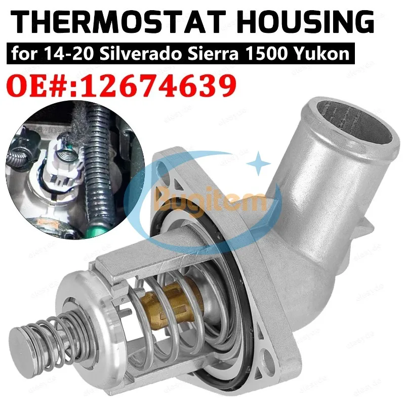 Модернизированный алюминиевый корпус термостата в сборе и выход воды 15-11125 12674639 Для 14-20 Silverado Sierra 1500 Yukon
Модернизированный алюминиевый корпус термостата в сборе и выход воды 15-11125 12674639 Для 14-20 Silverado Sierra 1500 Yukon