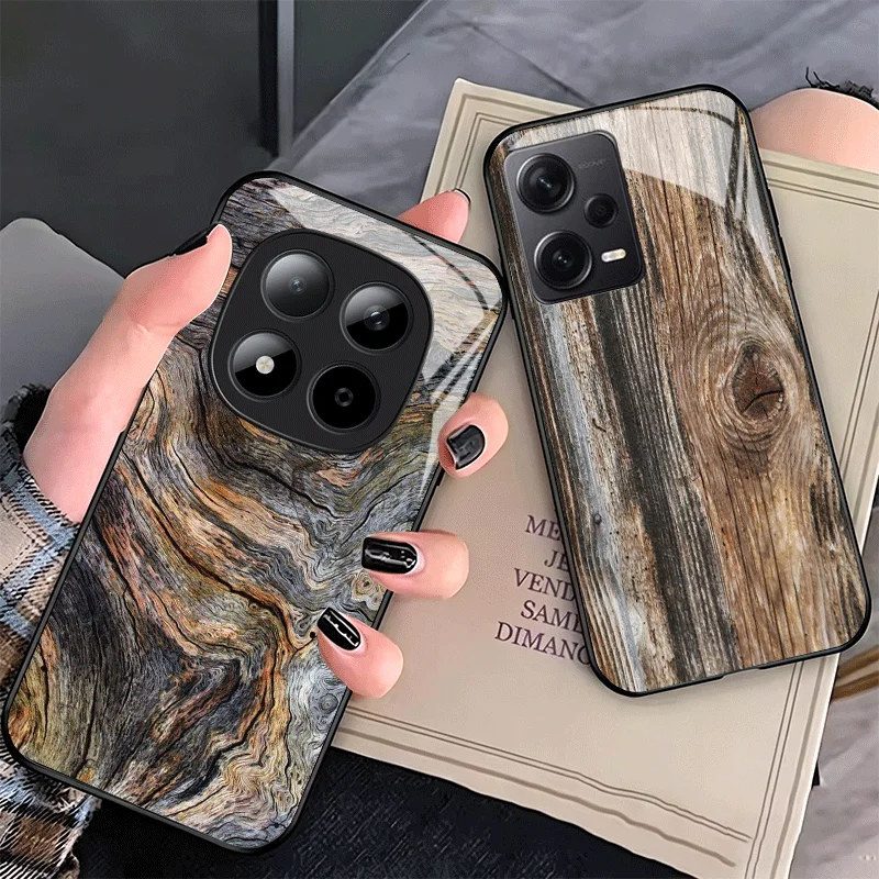 Vintage Wood Grain Pattern Glass Phone Case for Xiaomi Redmi Note 15 14 13 12 Pro Plus 11 11S 12S 11T 5G 10 Shockproof Cover She
Vintage Wood Grain Pattern Glass Phone Case for Xiaomi Redmi Note 15 14 13 12 Pro Plus 11 11S 12S 11T 5G 10 Shockproof Cover She
