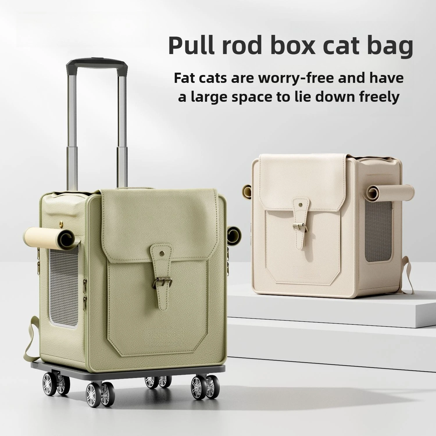 Large Capacity Cat Backpack Carrier Lightweight Pet Trolley Bag for Maine Coon Double Shoulder Portable Outing
Large Capacity Cat Backpack Carrier Lightweight Pet Trolley Bag for Maine Coon Double Shoulder Portable Outing