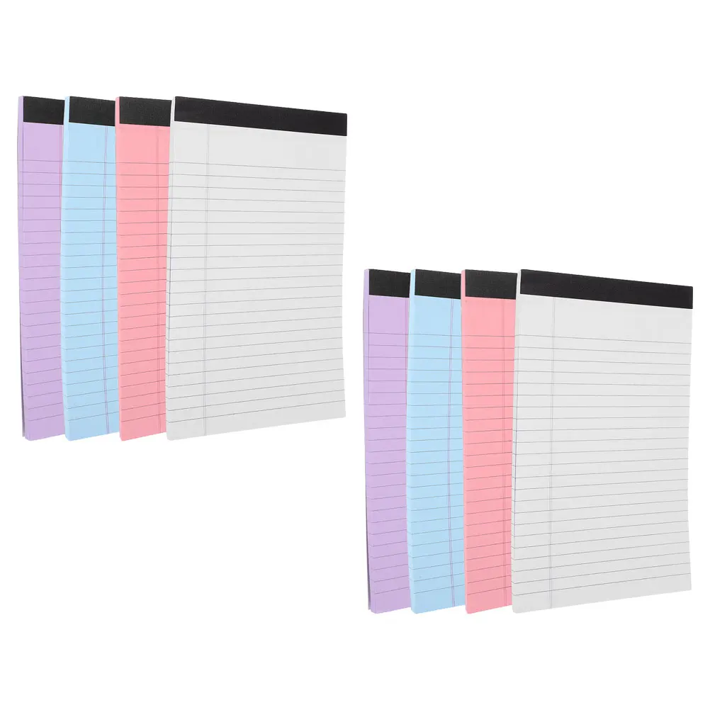 8 Books Legal Notepads Lined Pads Paper Notebook Small Work Hardcover Printed Memo PadOff No Traces Simple Design Long Use
8 Books Legal Notepads Lined Pads Paper Notebook Small Work Hardcover Printed Memo PadOff No Traces Simple Design Long Use